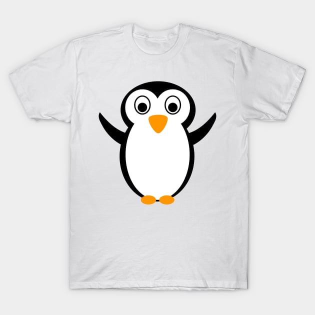 Penguin Cute Animal Shirt Design Gift T-Shirt by Bohnenkern